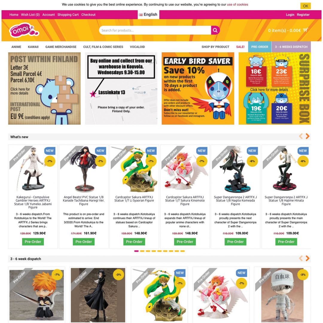 eCommerce Website, Illustration and Banners